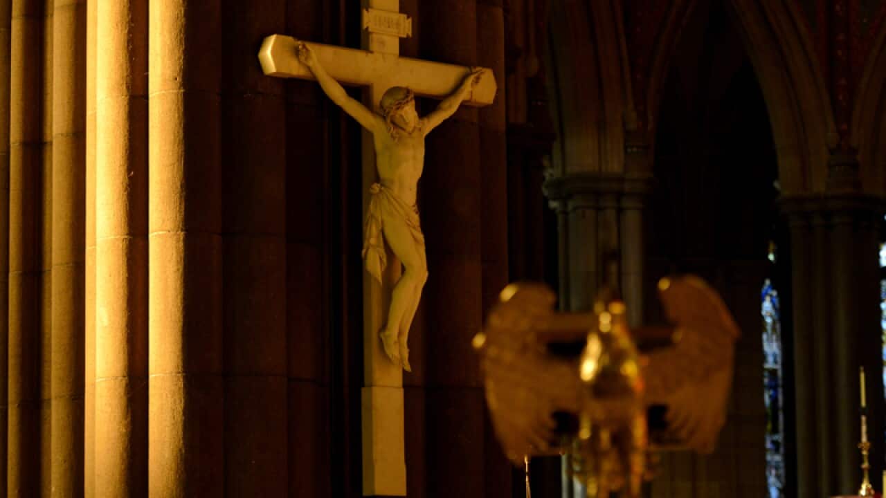 A crucifix.