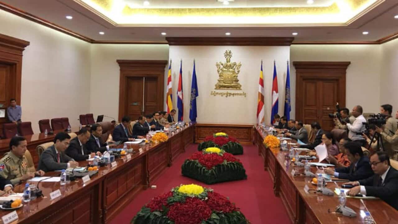 Authorities set up a special team to solve Chinese crisis in Sihanoukville