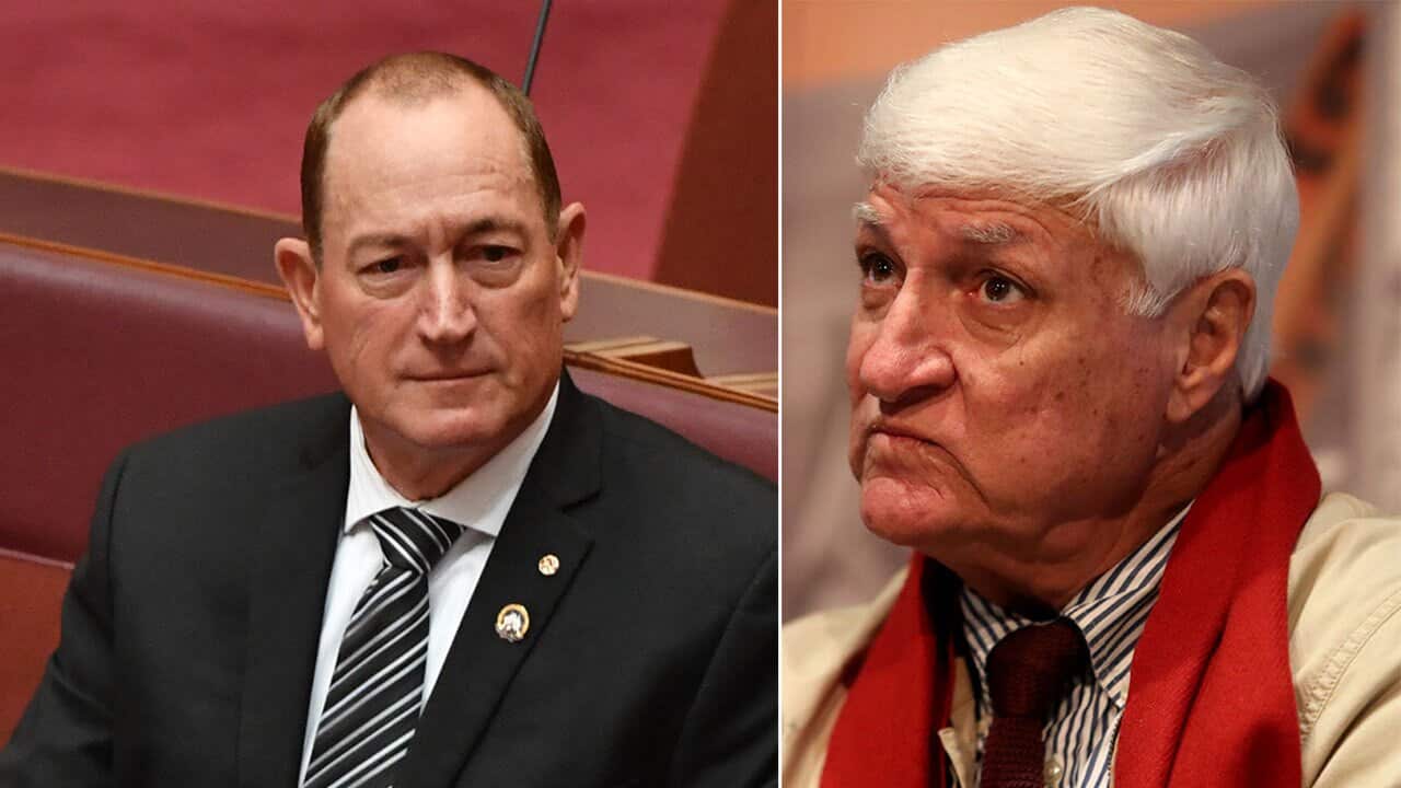 Fraser Anning and Bob Katter.