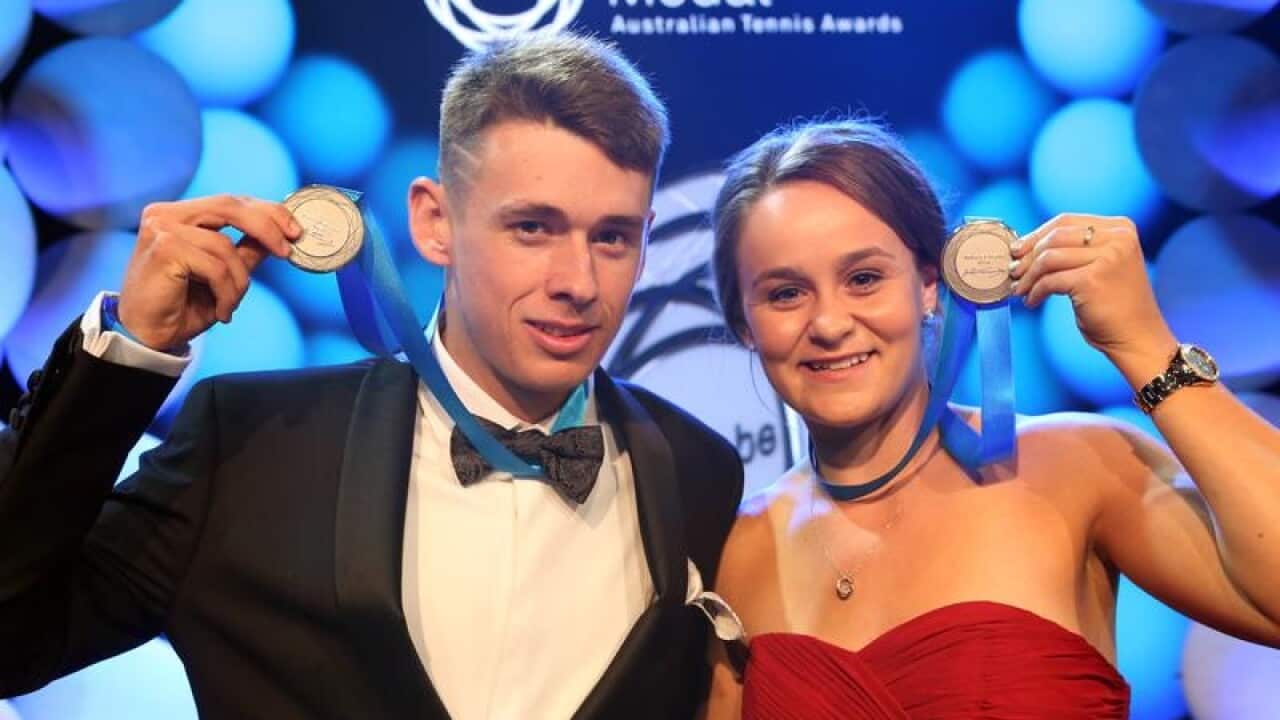 Ashleigh Barty and Alex de Minaur