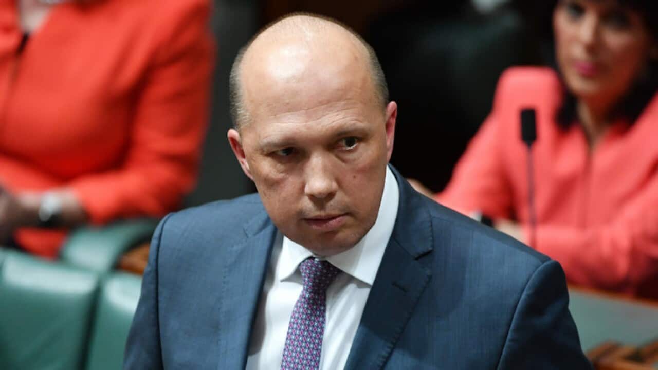 Minister for Immigration Peter Dutton