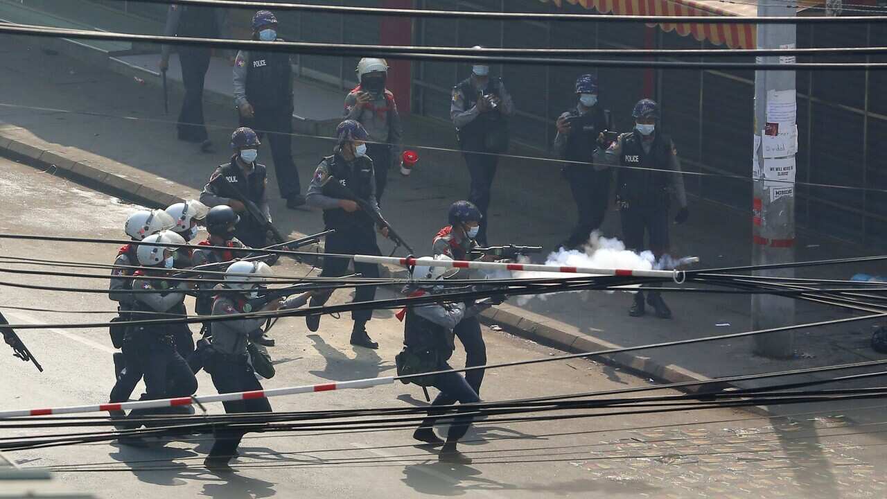 Violent Crackdown On Demonstrations Against The Military Coup In Myanmar