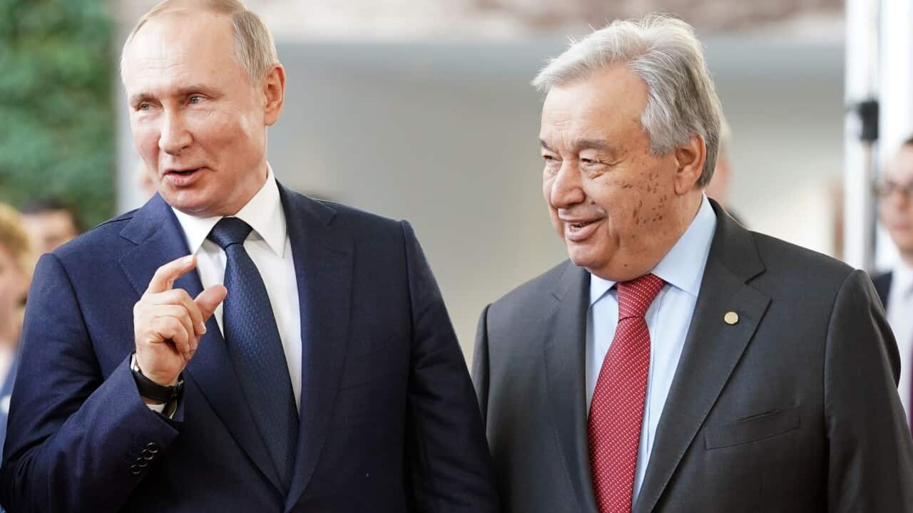 Russian President Putin & UN chief Guterres