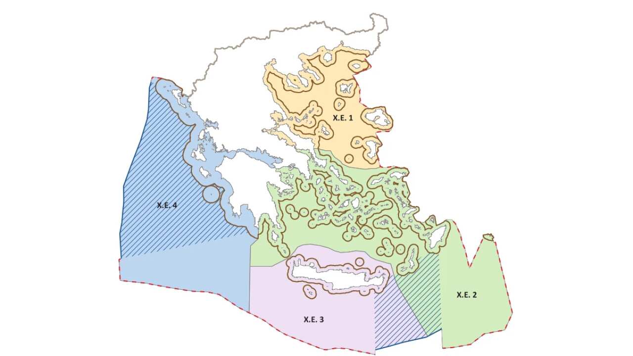 Greece Maritime Spatial Planning (Map)