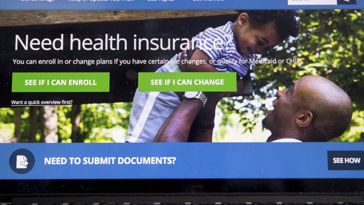 The HealthCare.gov website