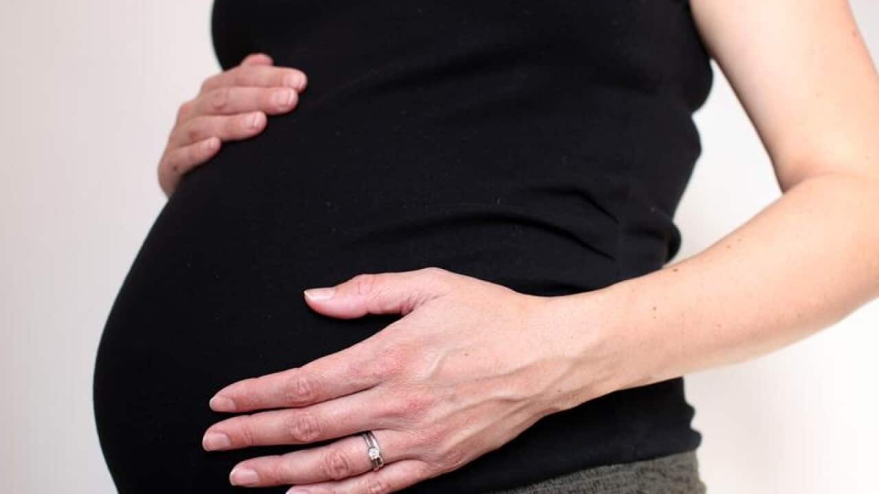 Image of a pregnant woman.