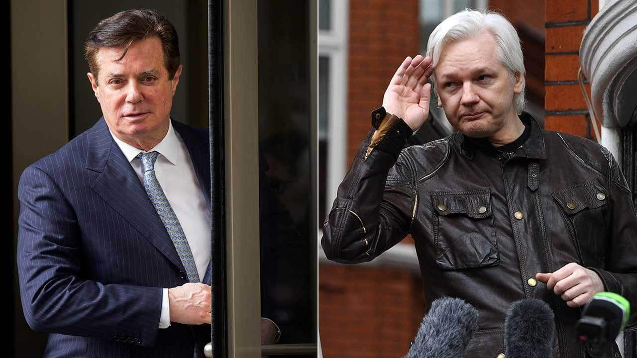 Paul Manafort met Julian Assange before Democratic Party emails were leaked, The Guardian claims.