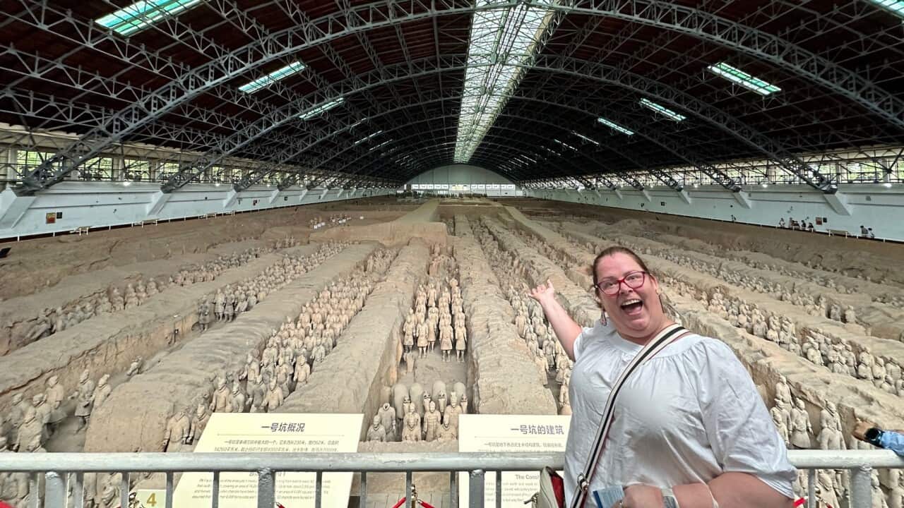 Belinda Bremner visits the Terracotta Warriors in Xi'an (Supplied).jpg