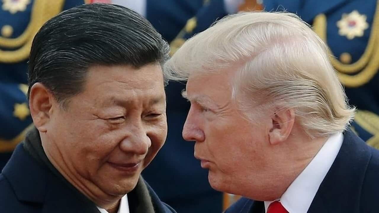 Chinese President Xi Jinping and US President Donald Trump.