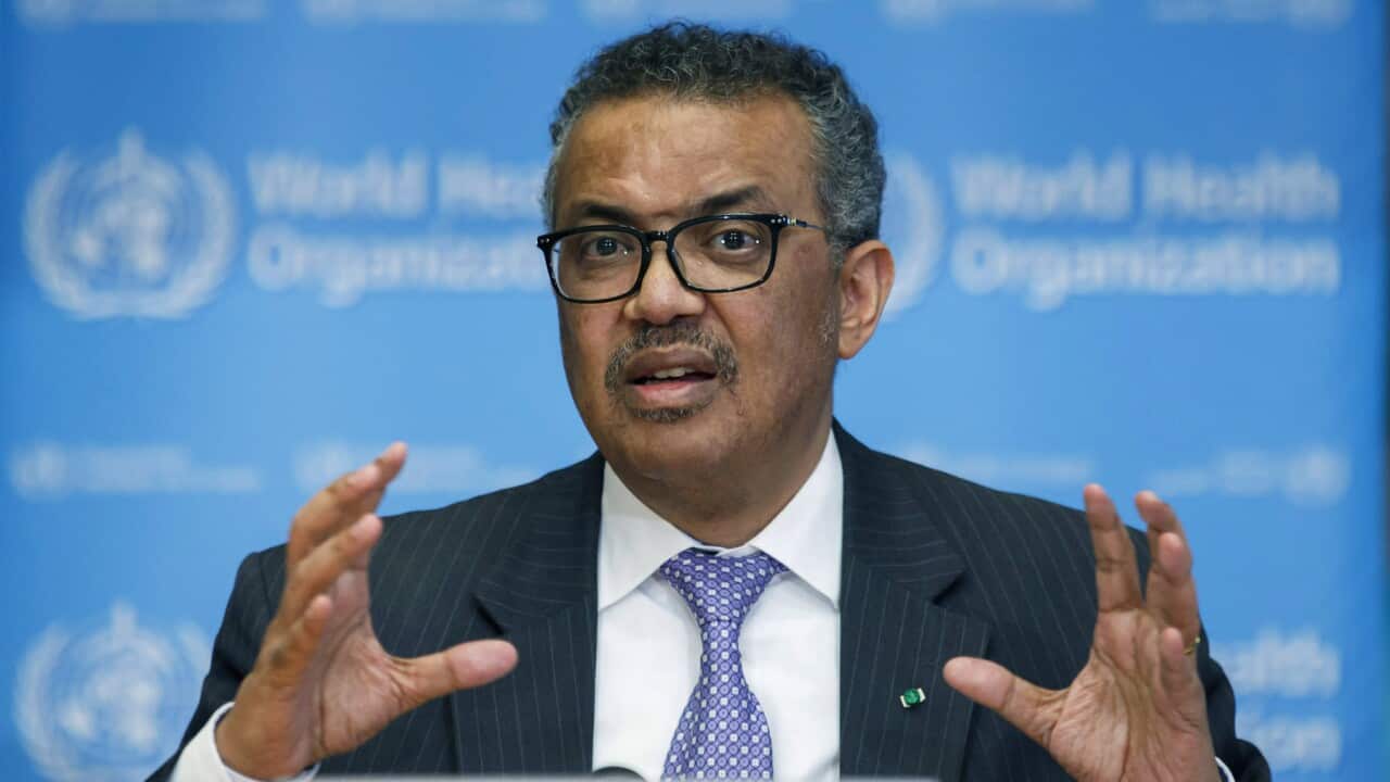 The WHO’s Director-General Tedros Ghrebreyesus