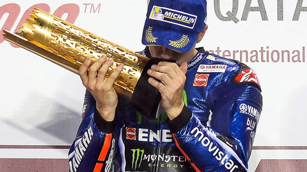 Spanish MotoGP rider Maverick Vinales