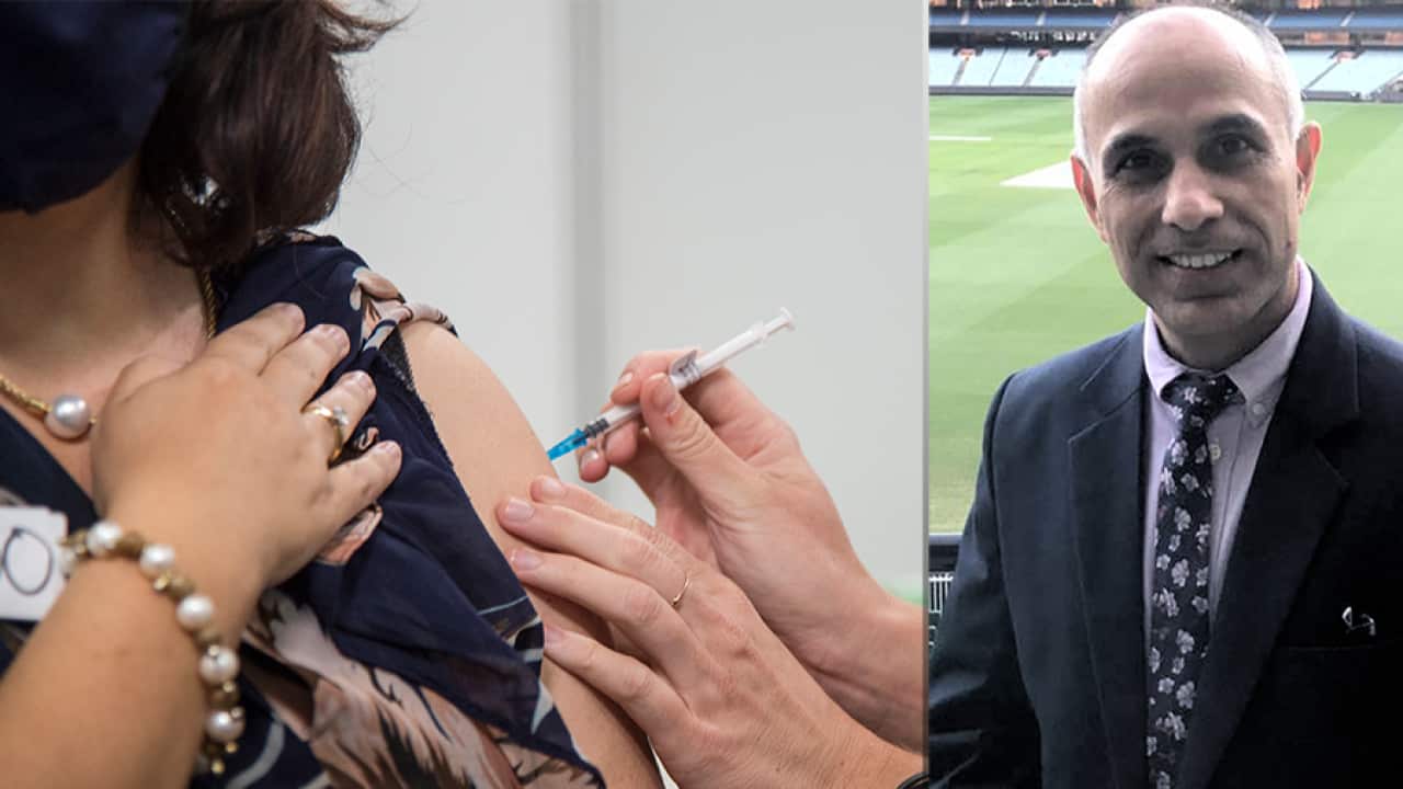 Dr Chandra Deepak Pokharel from Melbourne, Australia talks vaccine with SBS Nepali