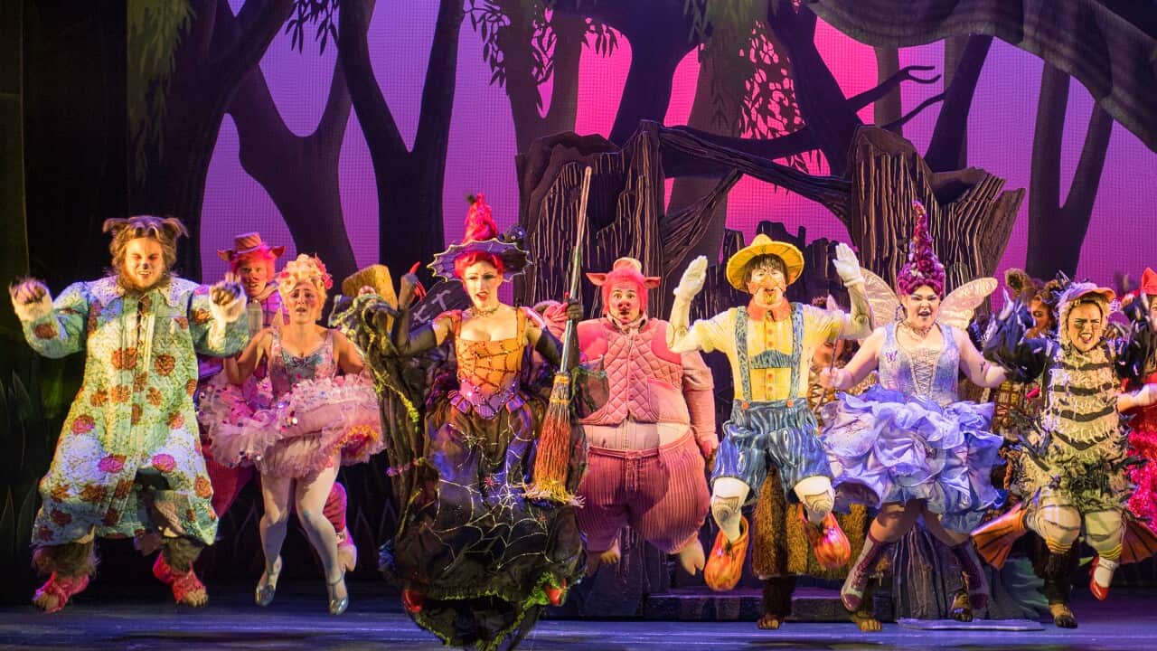 Shrek ensemble.