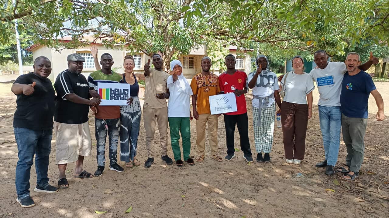 Progetto Balo Kendo, la squadra di ricerca nella prefettura di Kissidougou, in Guinea.