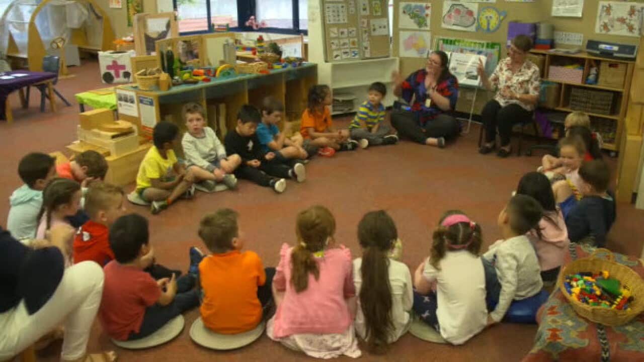Children at Aurora School Community Kindergarten