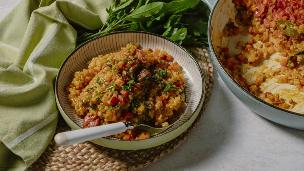 Chorizo, Lentils & Rice
