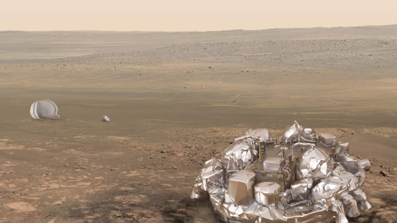 the Schiaparelli module