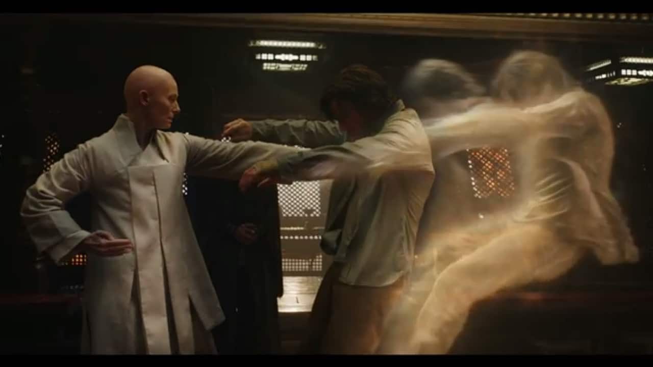 tilda swinton in doctor strange trailer