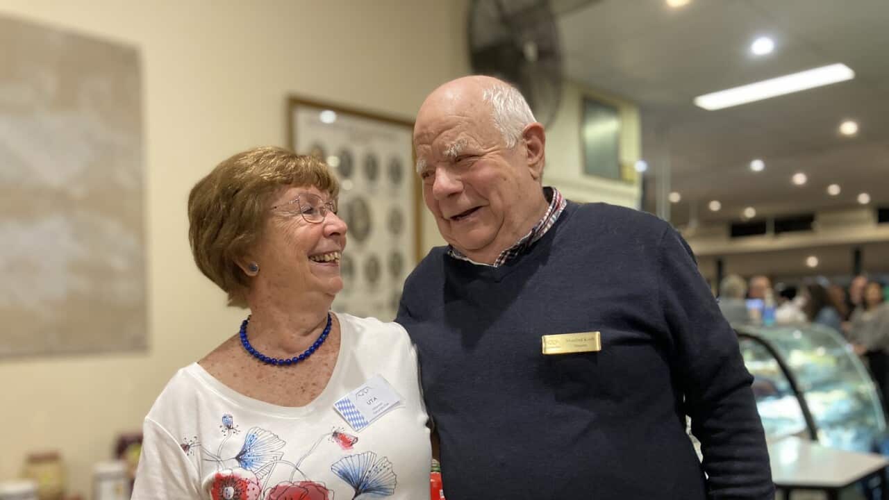 Concordia Club Director Manfred Koch (R) and volunteer Uta Panayotakis (Peggy Giakoumelos SBS) (1).jpg