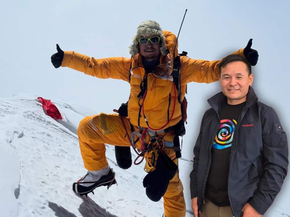 Kunga Sherpa shares his mountaineering journey with SBS Nepali.