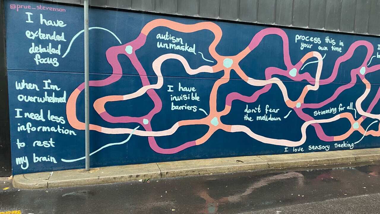 Neur Mural What I learned from a mural of neural pathways | SBS Voices