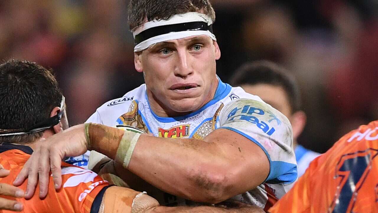 Titans player Jarrod Wallace