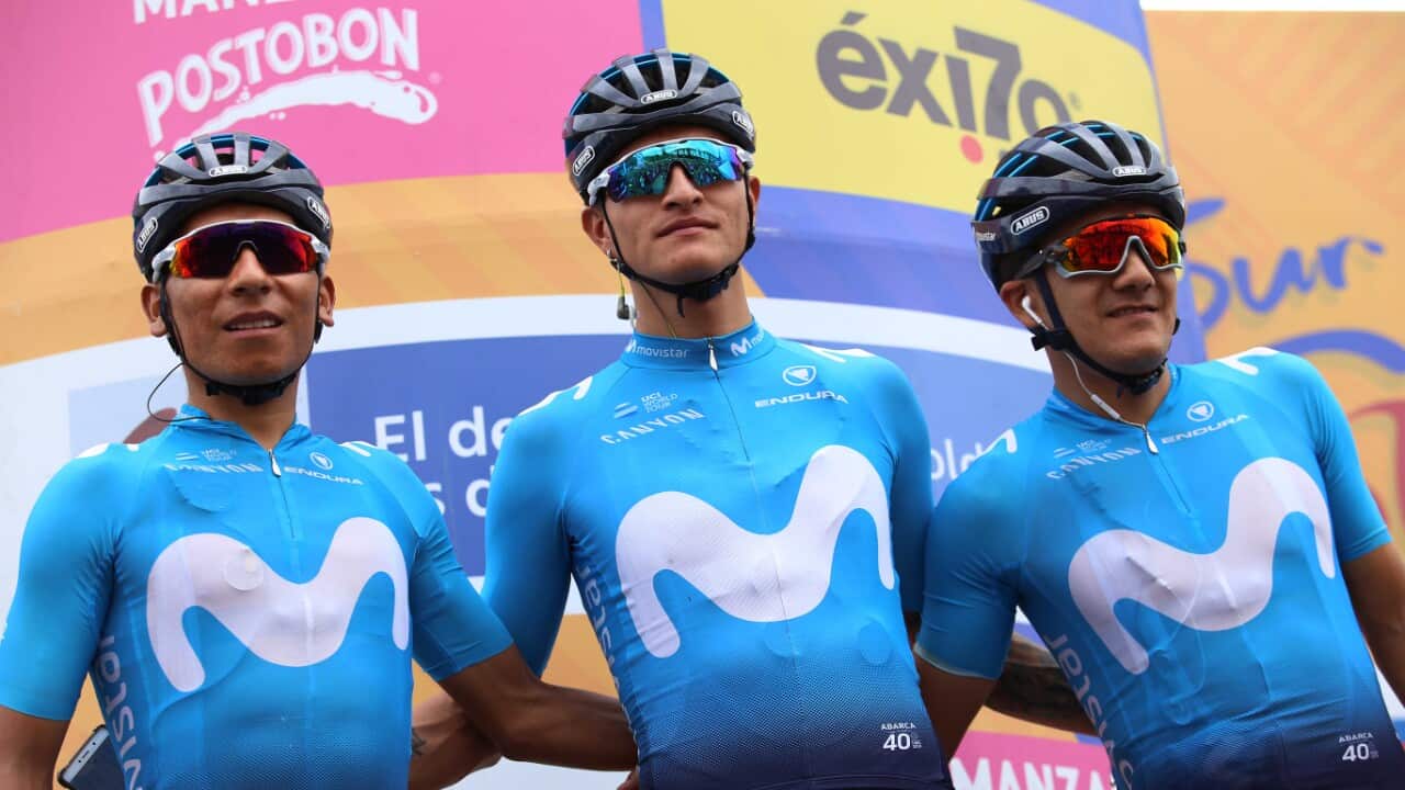 Nairo Quintana, Winner Anacona, Richard Carapaz