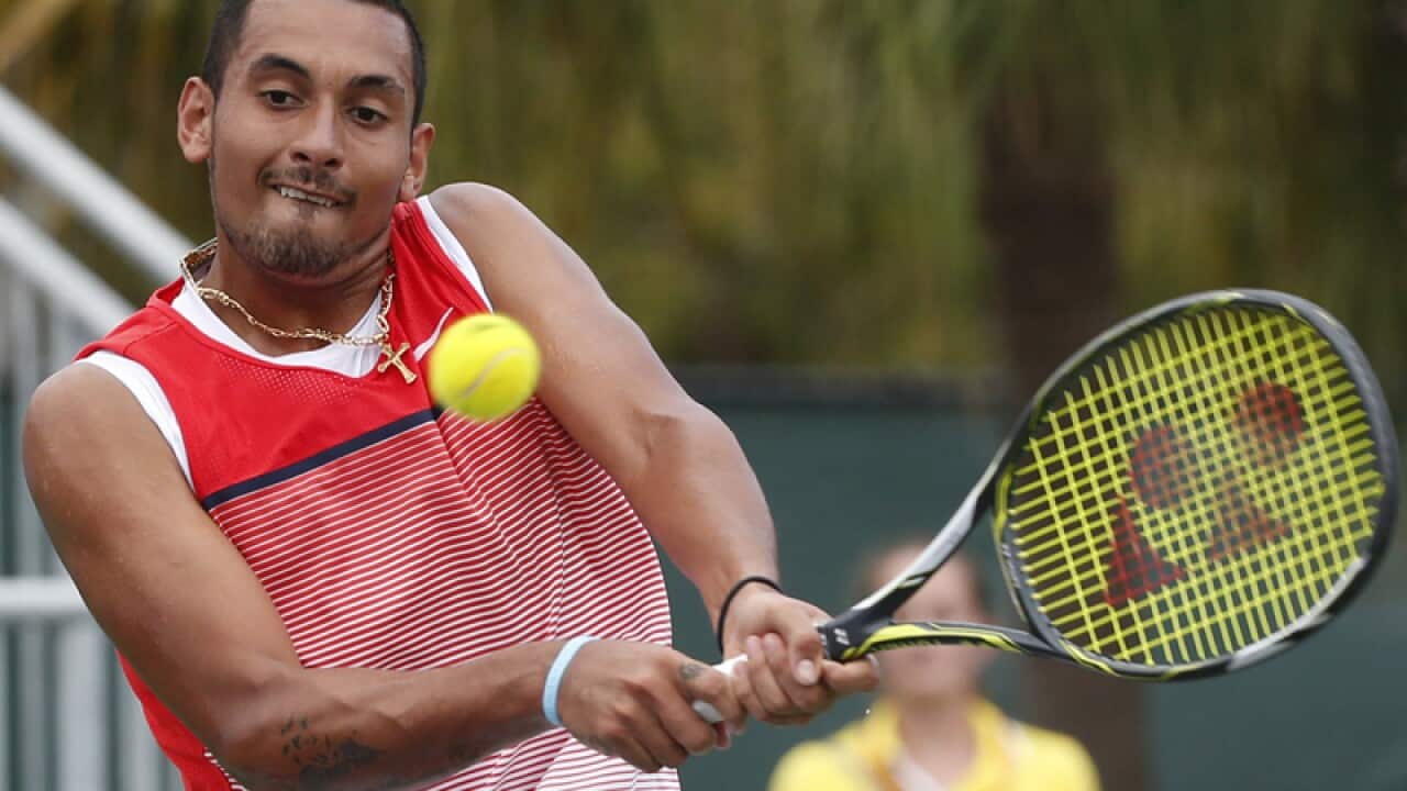 Australian tennis player Nick Kyrgios