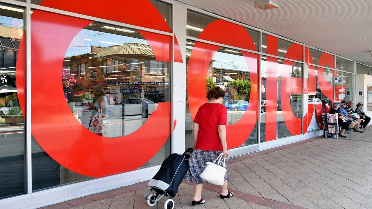 COLES HALF YEAR RESULTS STOCK