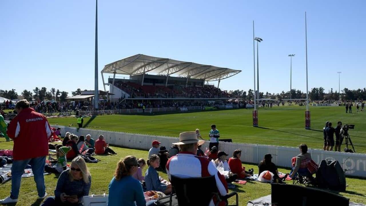 NRL DRAGONS RAIDERS MUDGEE