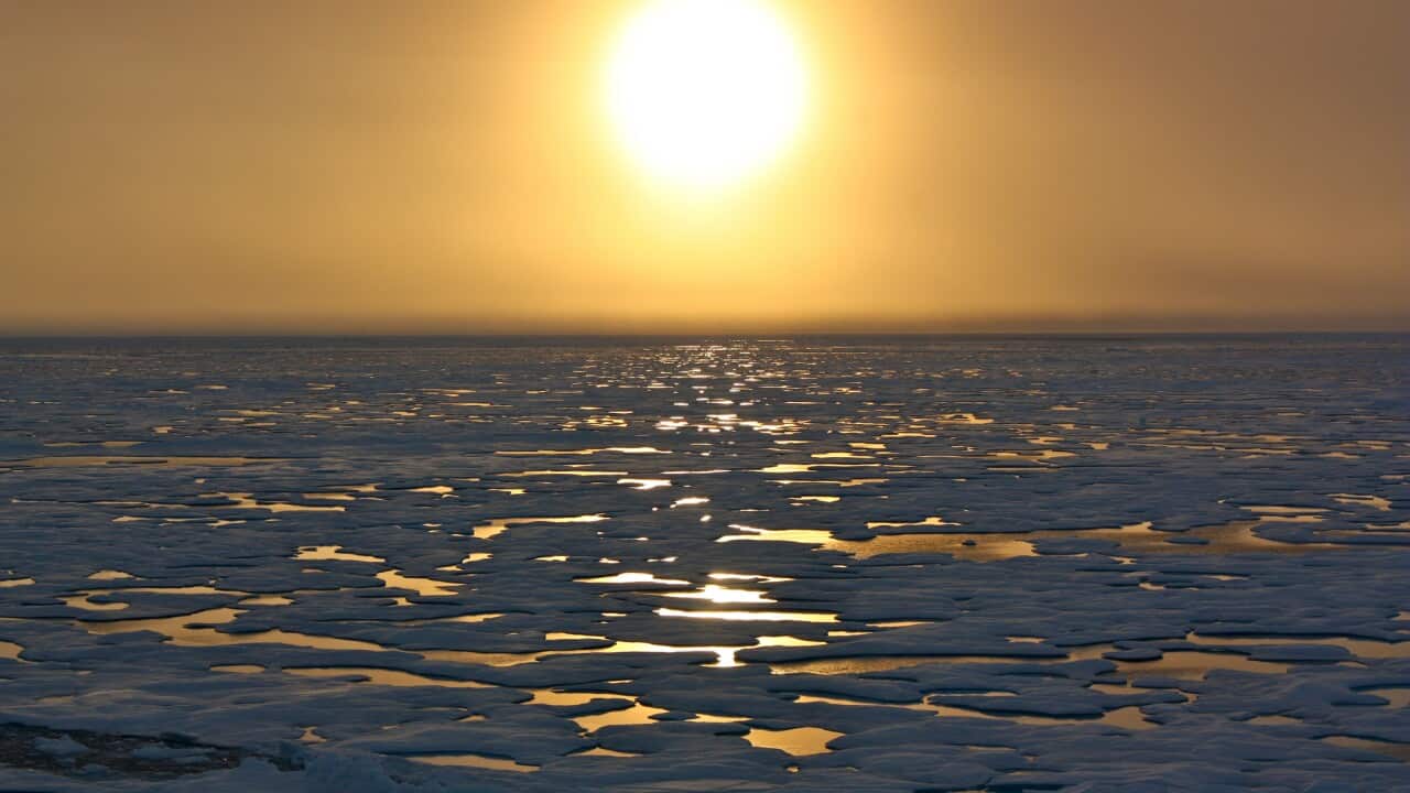 Sunset and the Arctic horizon (Flickr: NASA Goddard Space Flight Center)