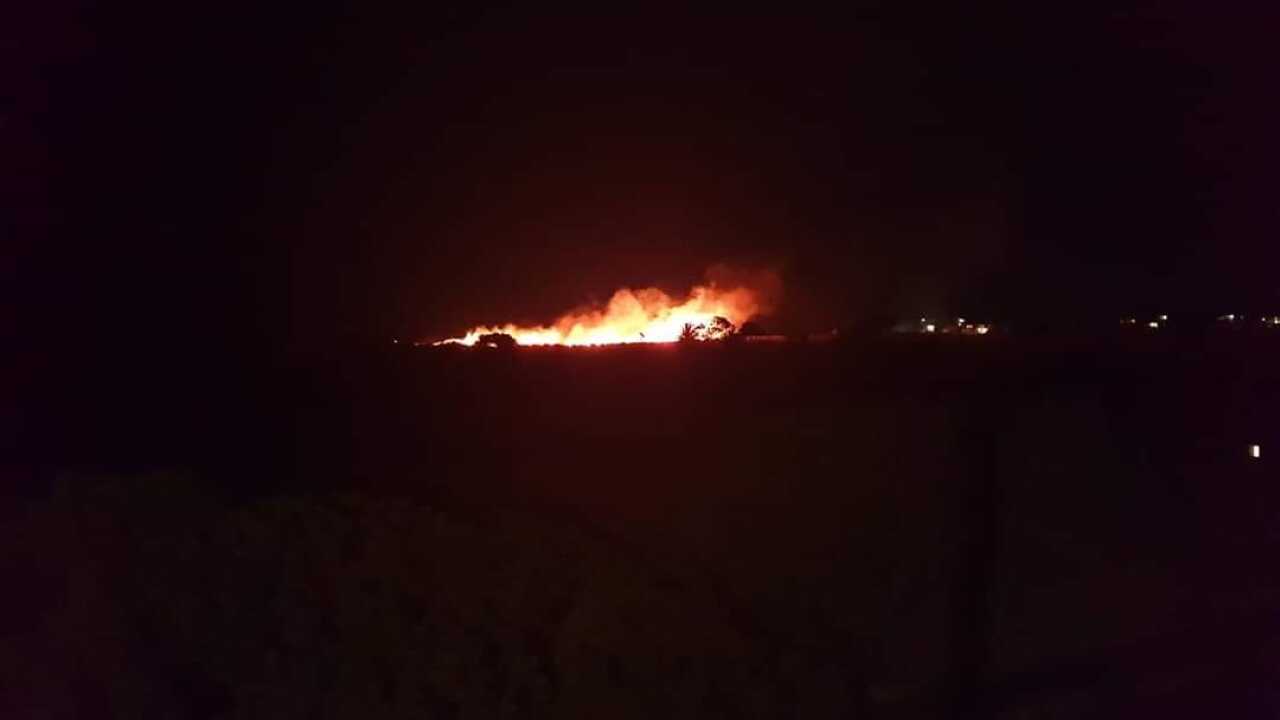 The Aldinga Beach Country Fire Service has confirmed illegal fireworks were being used in the area around the time the blaze broke out.