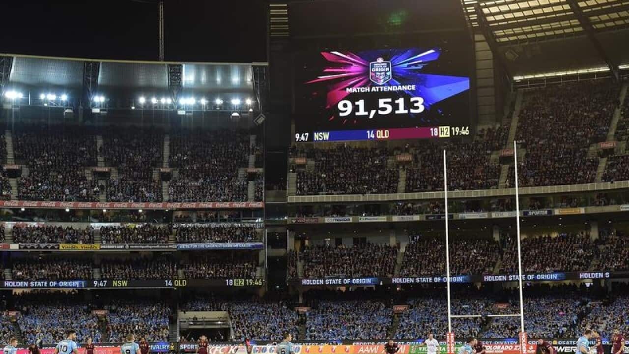 The 2015 State of Origin game 2 is played at the MCG