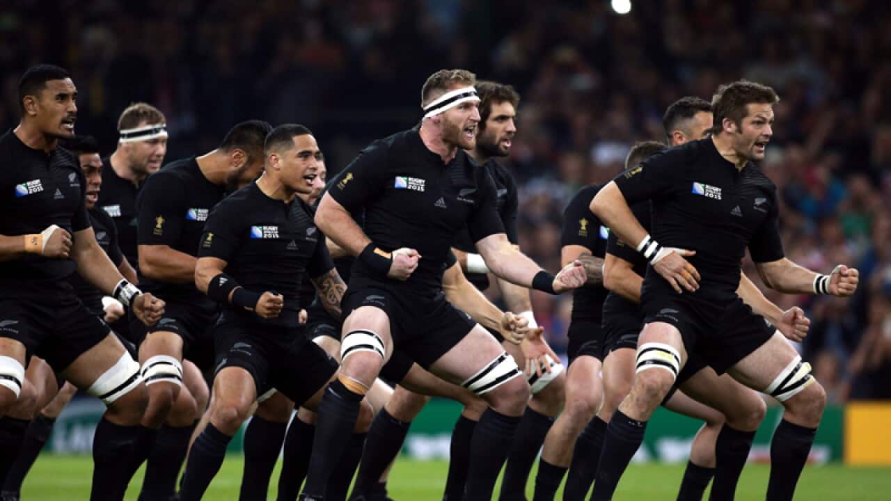 New Zealand perform the Haka