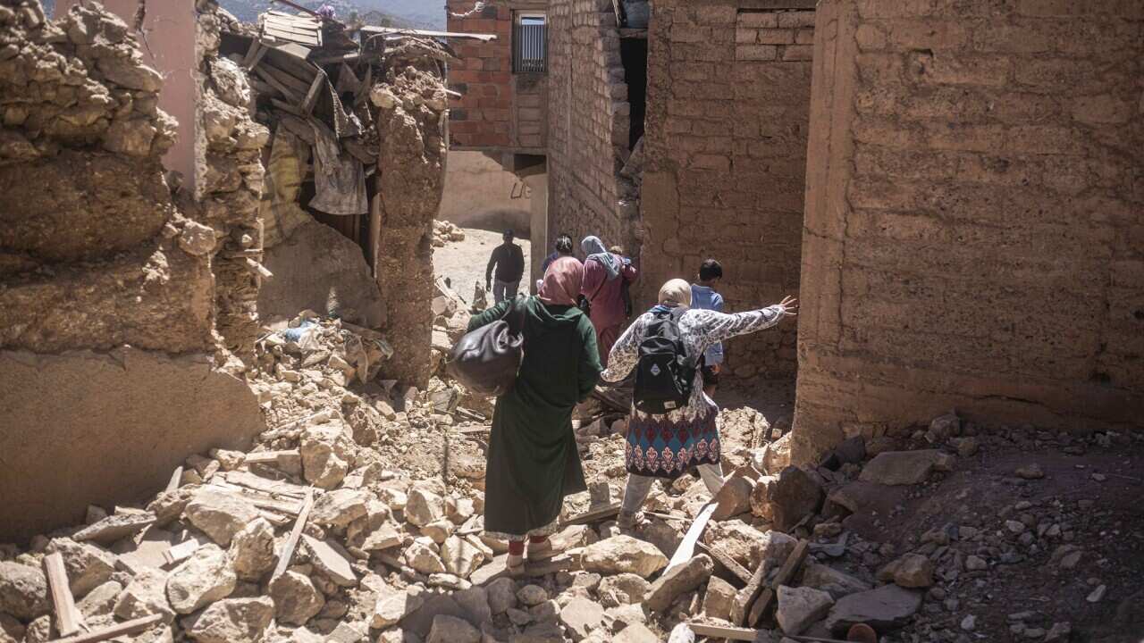 APTOPIX Morocco Earthquake
