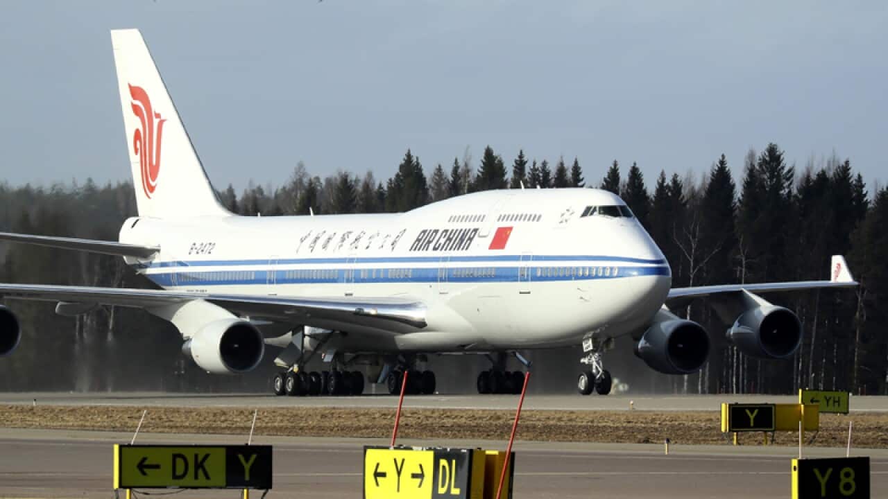 An Air China aircraft