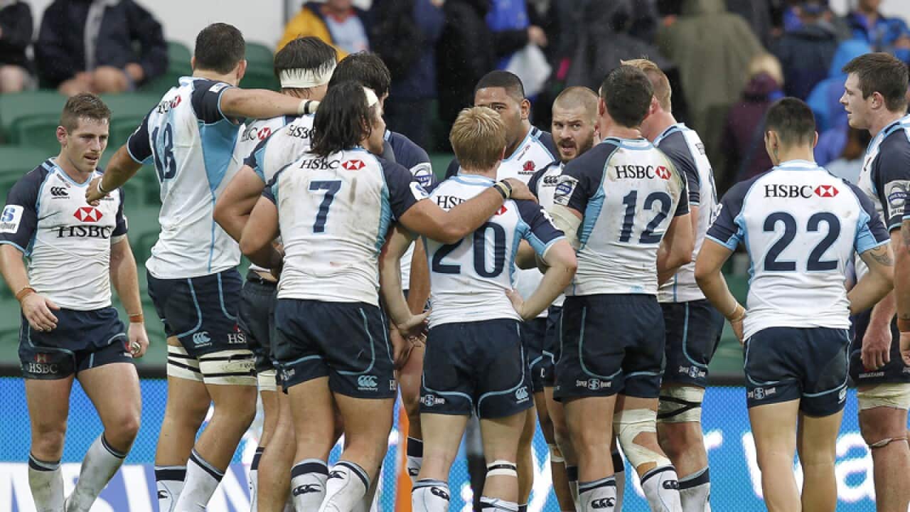 Members of the NSW Waratahs rugby team