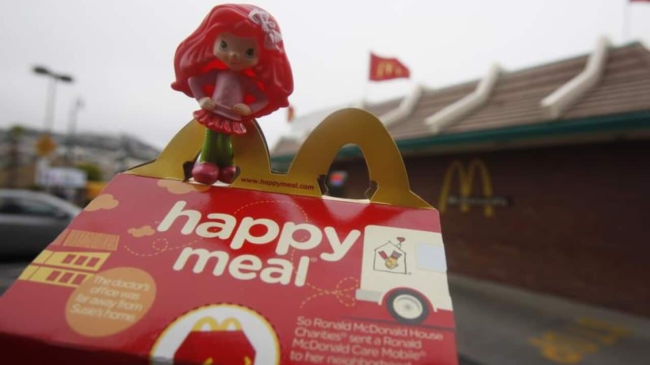 A Happy Meal box