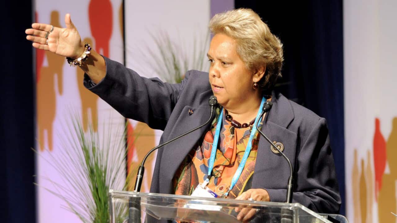 Jackie Huggins from the National Congress of Australia's First Peoples (AAP)
