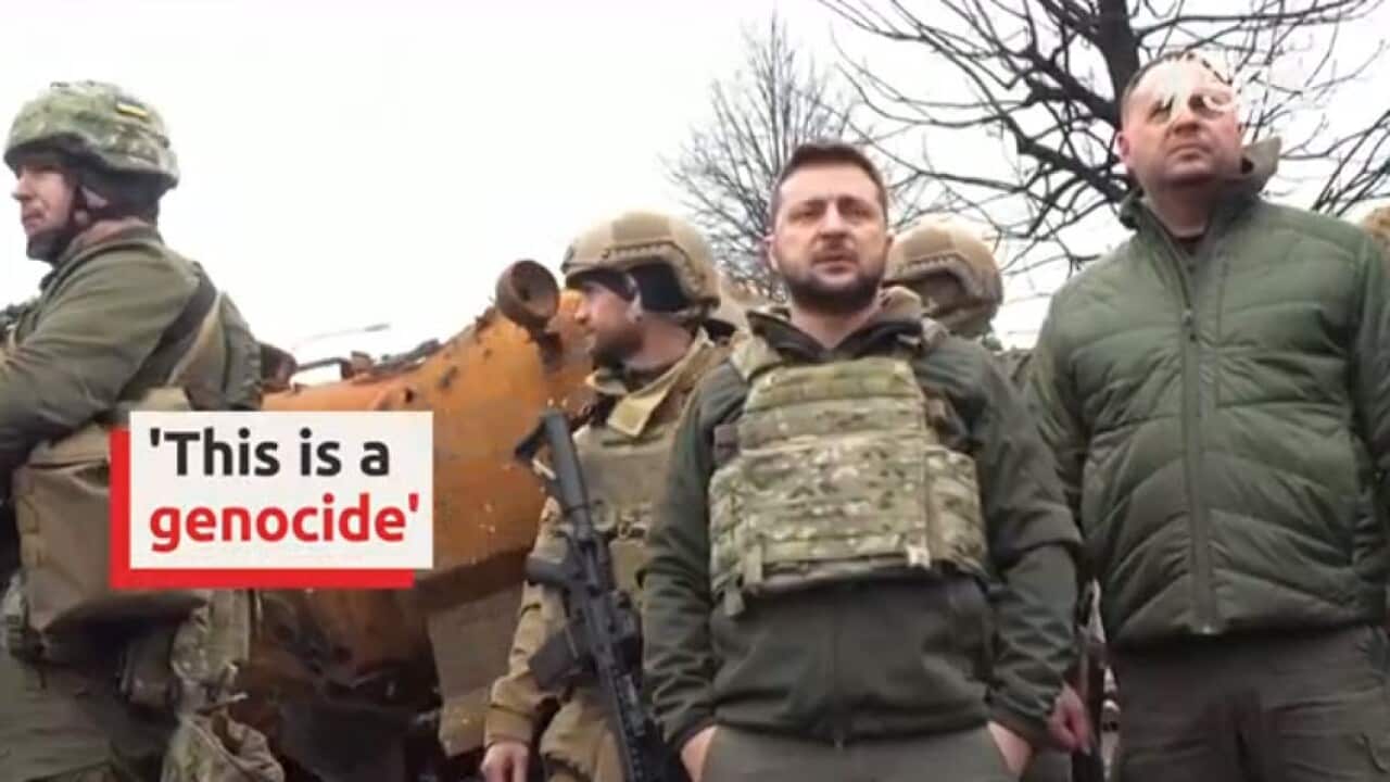 Volodymyr Zelenskyy labels Russian war crimes as genocide
