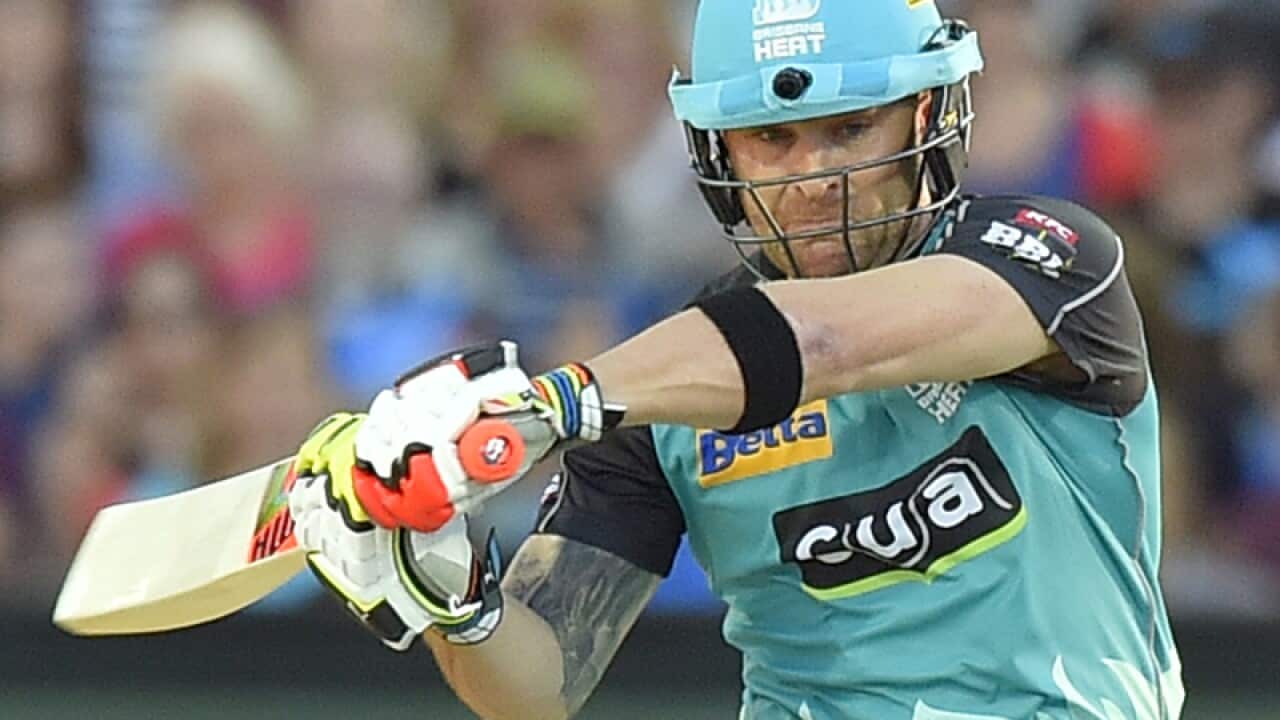 Brendon McCullum of the Brisbane Heat