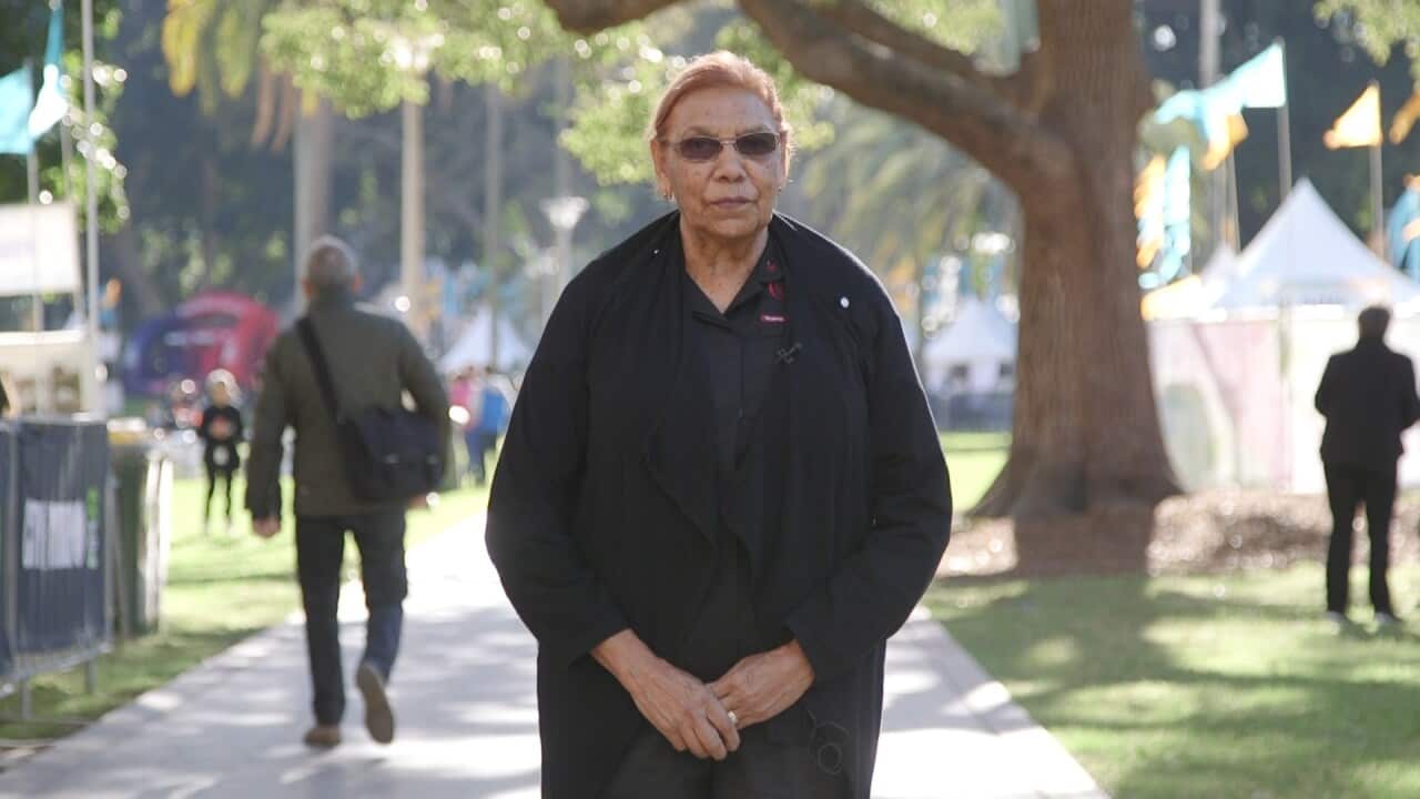 Indigenous elder and cook Aunty Beryl Van-Oploo