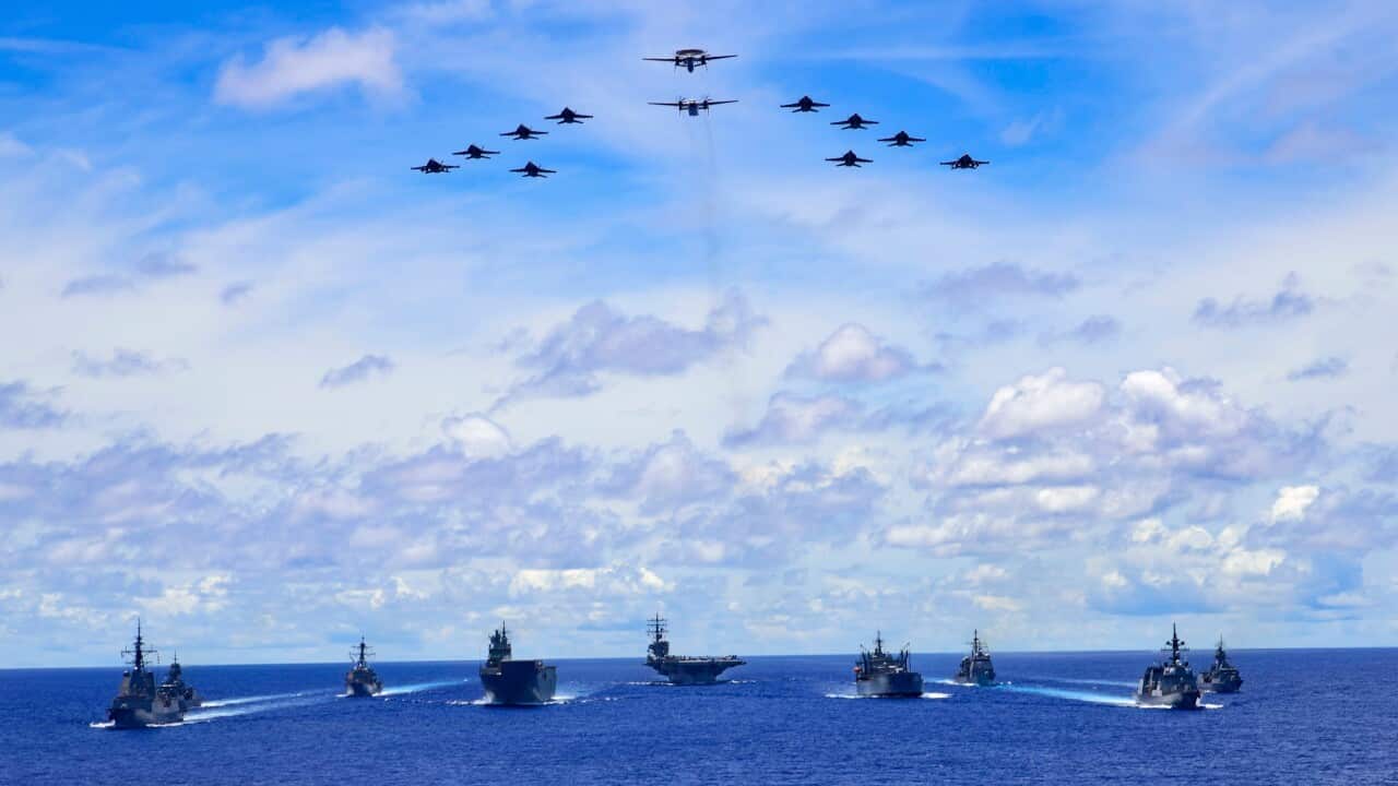 South China Sea navy drill