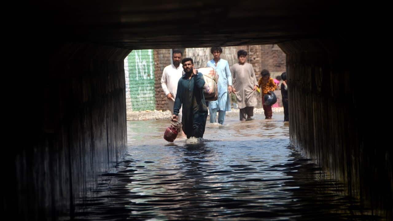 Displaced people are seen trying to survive following the deadly climate catastrophe in Pakistan