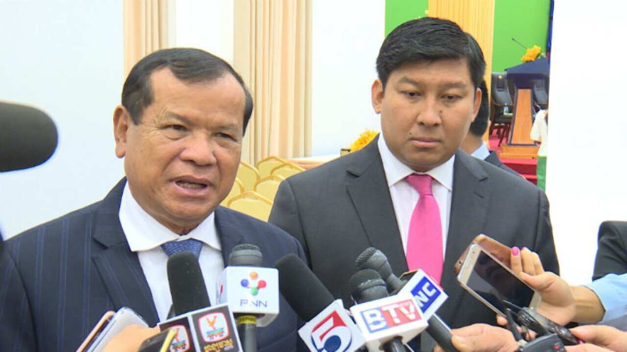 Cambodia Minister of Tourism Thong Khon