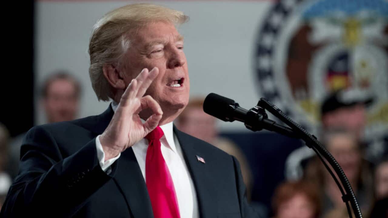 US President Donald Trump