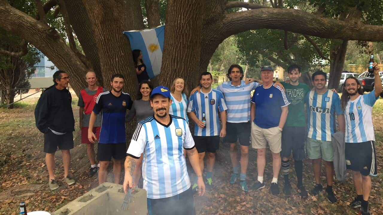 Argentina's fans ready to party