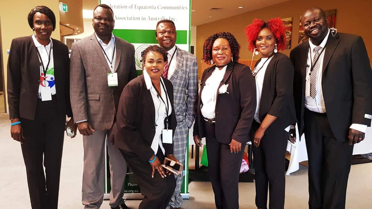 members of South Sudanese community