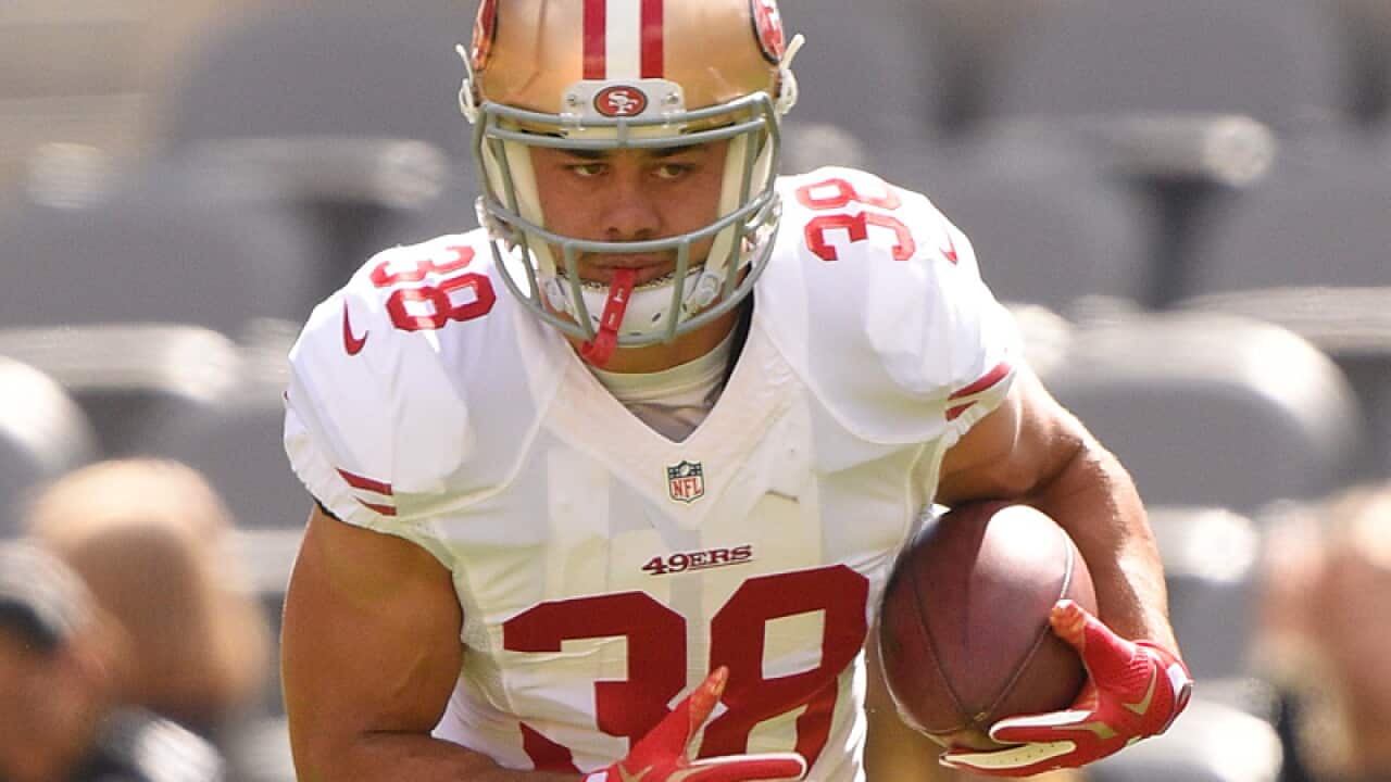 San Francisco 49ers running back Jarryd Hayne