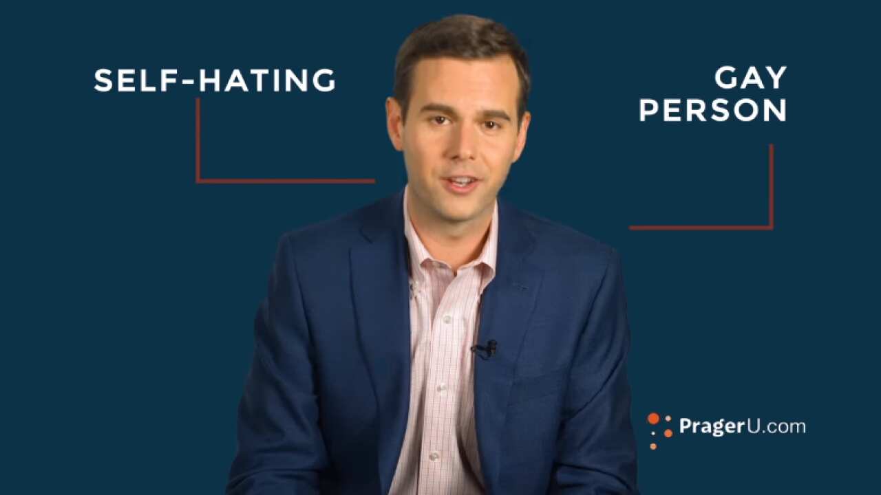 Guy Benson YouTube PragerU self-hating gay person LGBR